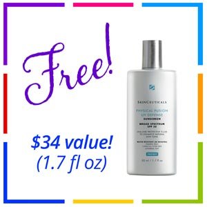 Free SkinCeuticals SPF with purchase