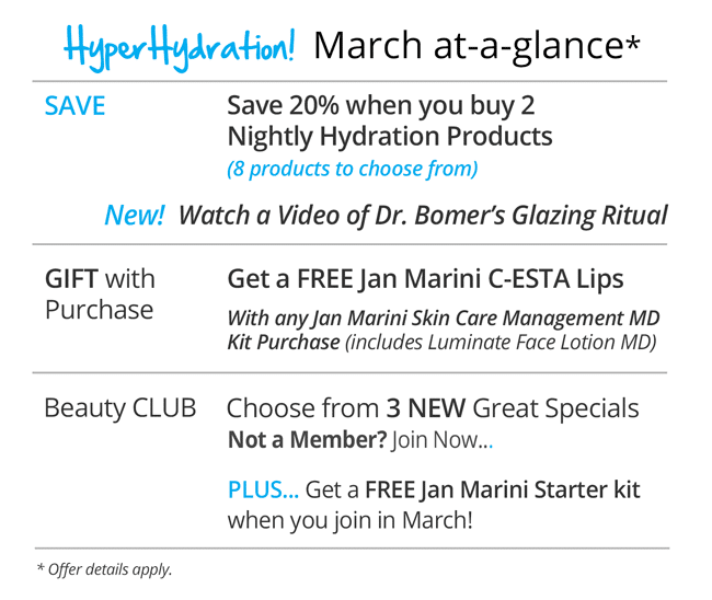 March specials at a glance