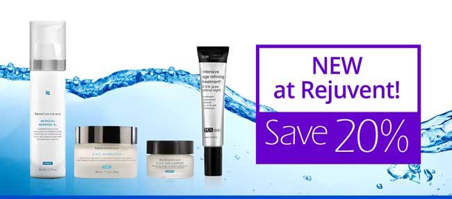 New Products at Rejuvent Skincare