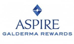 Aspire Galderma Rewards logo