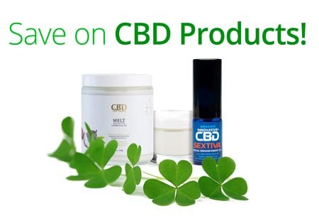 CBD products sale banner